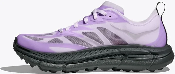 HOKA Mafate Speed 4 Lite Shoes in Starlight Glow/Aster Flower - Image 8