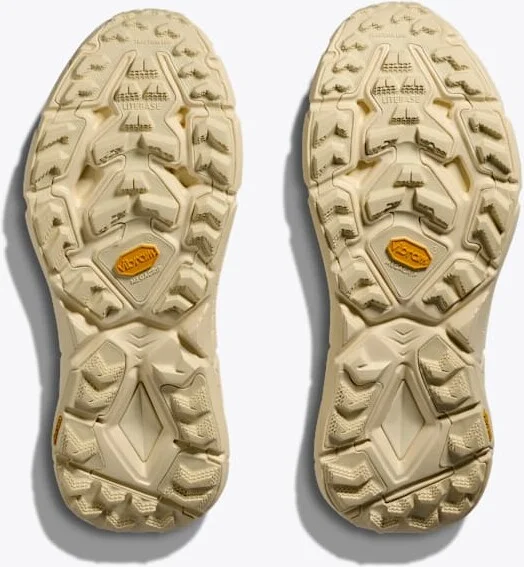 HOKA Mafate Speed 4 Lite Shoes in Truffle Salt/Vintage Yellow - Image 7