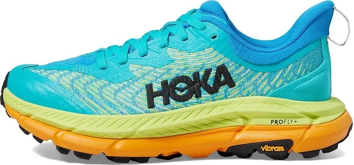 Hoka Mafate Speed 4 Women's Shoes Ceramic/Diva Blue : 6.5 B - Medium, Textile - Image 6