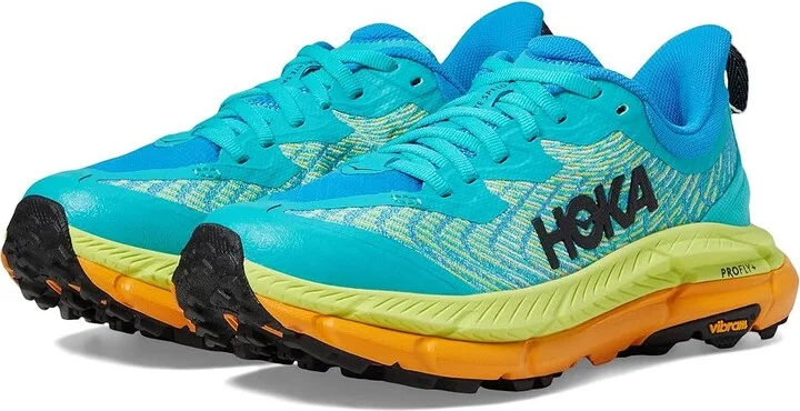 Hoka Mafate Speed 4 Women's Shoes Ceramic/Diva Blue : 6.5 B - Medium, Textile