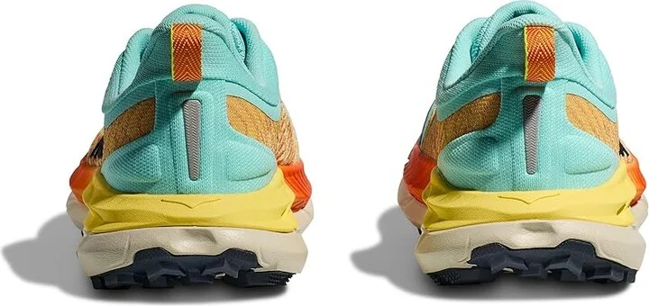 Hoka Mafate Speed 4 Women's Shoes Cloudless/Sherbet : 5.5 B - Medium, Textile - Image 4