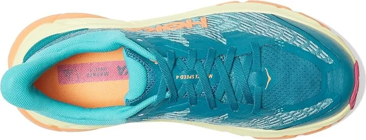Hoka Mafate Speed 4 Women's Shoes Deep Lake/Ceramic : 5.5 B - Medium, Textile - Image 2