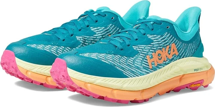 Hoka Mafate Speed 4 Women's Shoes Deep Lake/Ceramic : 5.5 B - Medium, Textile