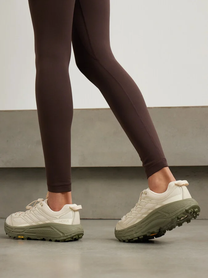 Hoka - Mafate Three2 Rubber-trimmed Mesh Sneakers - Neutrals - Image 2