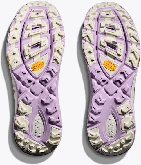 HOKA Mafate Three2 Shoes in Alabaster/Iris Flower - Image 7