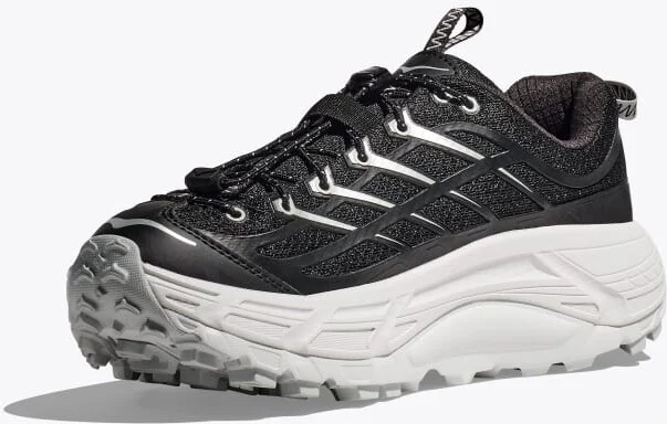 HOKA Mafate Three2 Shoes in Black/Cosmic Grey - Image 3