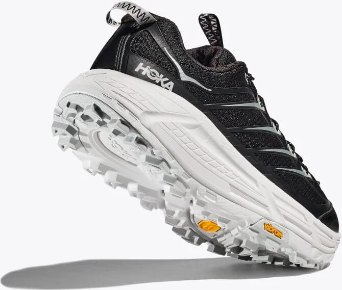 HOKA Mafate Three2 Shoes in Black/Cosmic Grey - Image 4