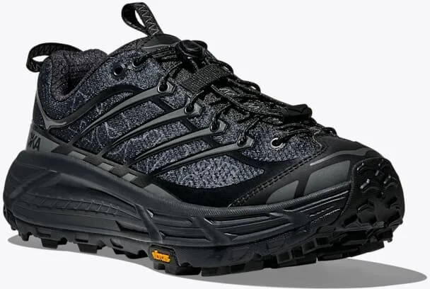 HOKA Mafate Three2 Shoes in Black/Outer Orbit - Image 6