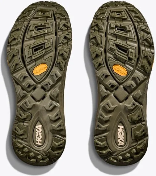 HOKA Mafate Three2 Shoes in Oat Milk/Eucalyptus - Image 7