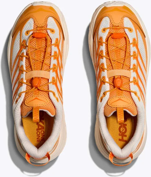 HOKA Mafate Three2 Shoes in Sun Coral/Alabaster - Image 2