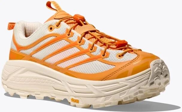 HOKA Mafate Three2 Shoes in Sun Coral/Alabaster - Image 6