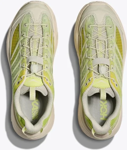 HOKA Mafate Three2 Shoes in Truffle Salt/Sour Lemon - Image 2