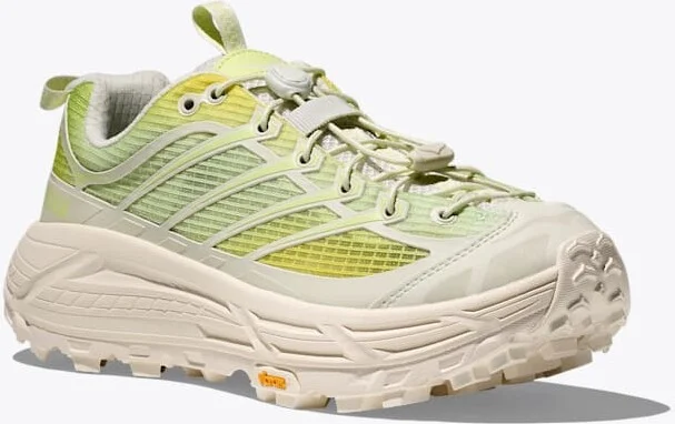 HOKA Mafate Three2 Shoes in Truffle Salt/Sour Lemon - Image 6