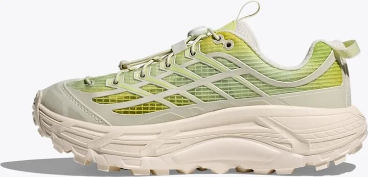 HOKA Mafate Three2 Shoes in Truffle Salt/Sour Lemon - Image 8