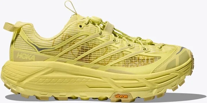HOKA Mafate Three2 Shoes in Yuzu/Cardamom