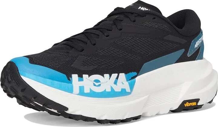 Hoka Mafate X Men's Shoes Black/Skyward Blue : 7 D - Medium, Synthetic - Image 5