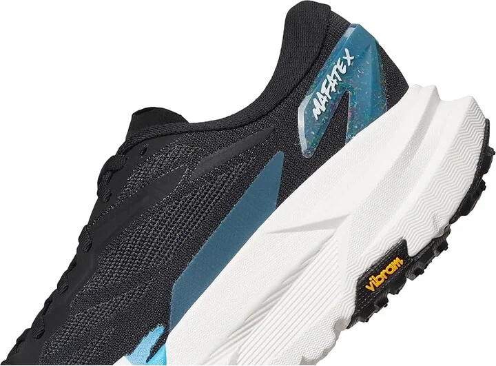 Hoka Mafate X Men's Shoes Black/Skyward Blue : 7 D - Medium, Synthetic - Image 7