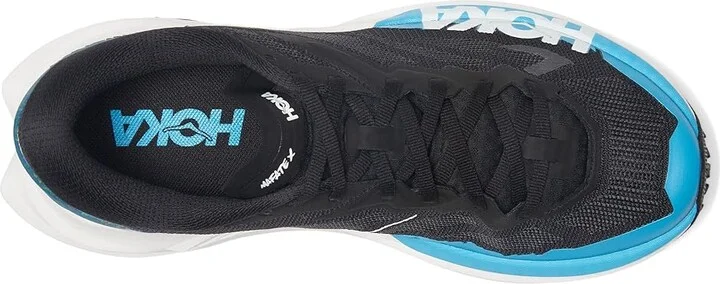 Hoka Mafate X Women's Shoes Black/Skyward Blue : 6 B - Medium, Synthetic - Image 2