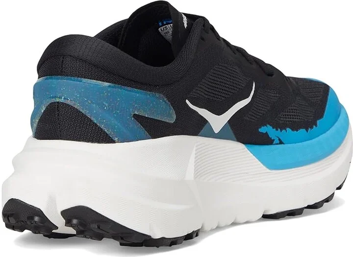 Hoka Mafate X Women's Shoes Black/Skyward Blue : 6 B - Medium, Synthetic - Image 4