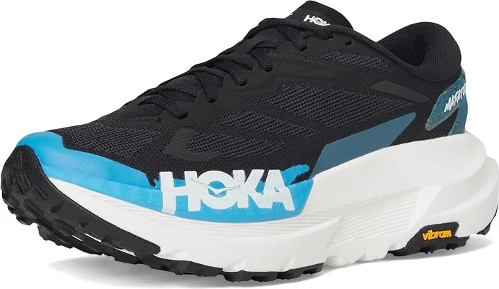Hoka Mafate X Women's Shoes Black/Skyward Blue : 6 B - Medium, Synthetic - Image 5