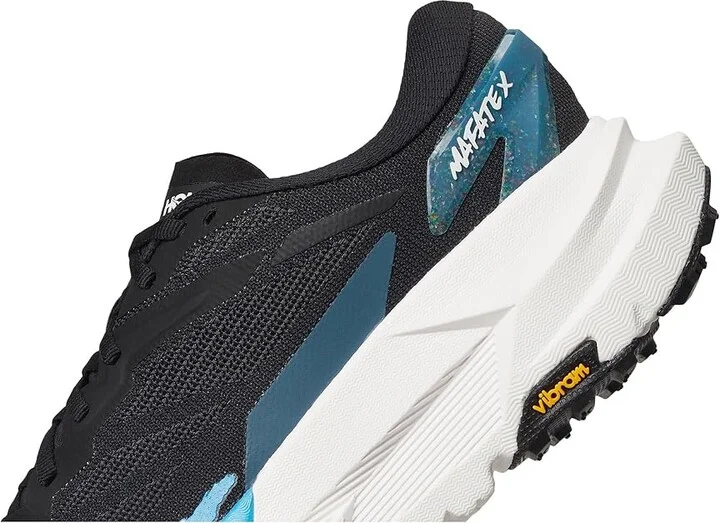 Hoka Mafate X Women's Shoes Black/Skyward Blue : 6 B - Medium, Synthetic - Image 7