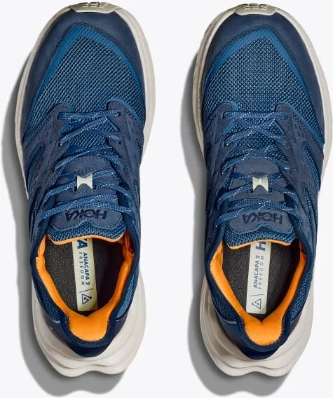 HOKA Men's Anacapa 2 Freedom Shoes in Foggy Night/Oat Milk - Image 2