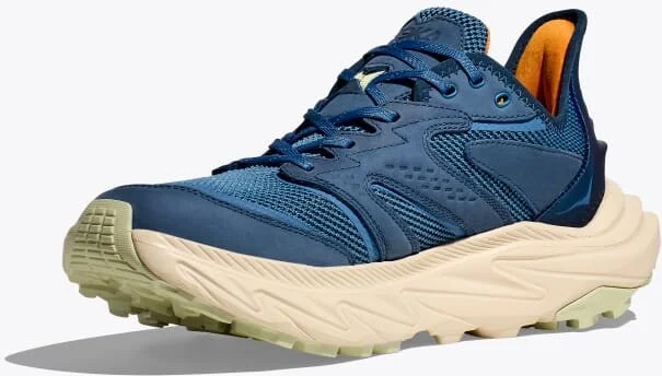 HOKA Men's Anacapa 2 Freedom Shoes in Foggy Night/Oat Milk - Image 3