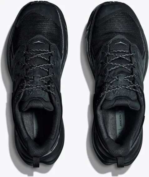 HOKA Men's Anacapa 2 Low GTX Shoes in Black/Black - Image 2