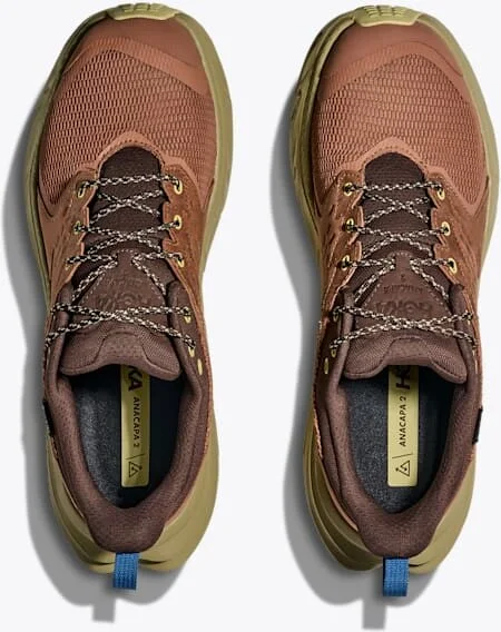 HOKA Men's Anacapa 2 Low GTX Shoes in Maple/Grassland - Image 2