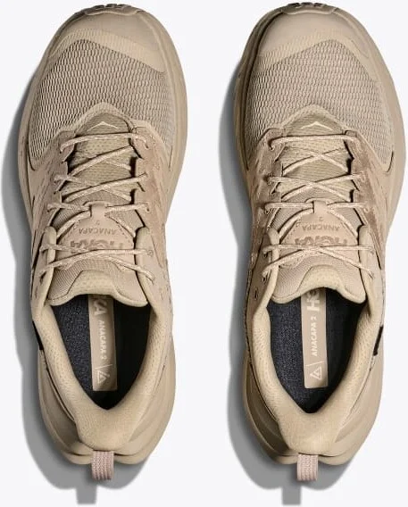 HOKA Men's Anacapa 2 Low GTX Shoes in Raw Linen/Oat Milk - Image 2