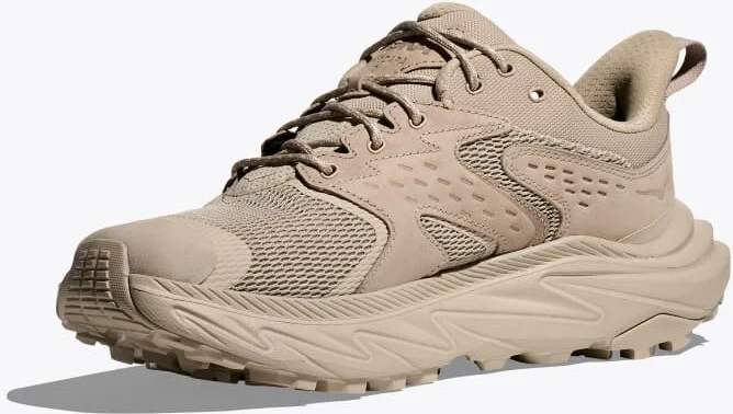 HOKA Men's Anacapa 2 Low GTX Shoes in Raw Linen/Oat Milk - Image 3