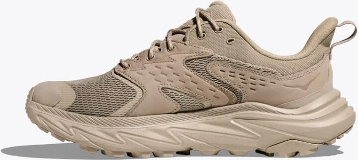 HOKA Men's Anacapa 2 Low GTX Shoes in Raw Linen/Oat Milk - Image 8