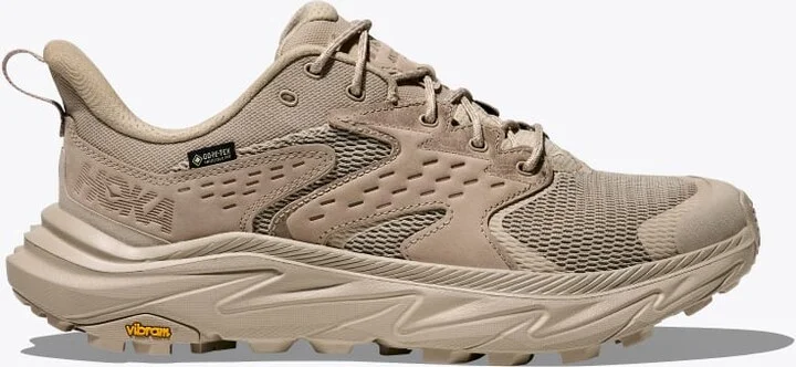 HOKA Men's Anacapa 2 Low GTX Shoes in Raw Linen/Oat Milk