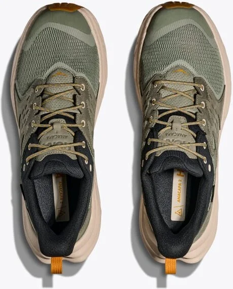 HOKA Men's Anacapa 2 Low GTX Shoes in Sea Moss/Oatmeal - Image 2