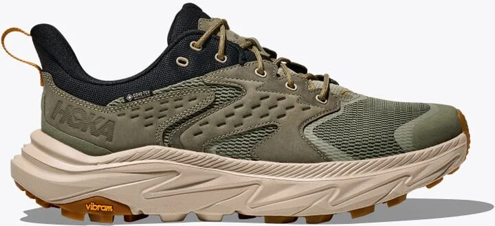 HOKA Men's Anacapa 2 Low GTX Shoes in Sea Moss/Oatmeal