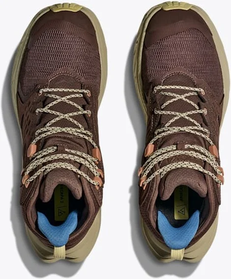 HOKA Men's Anacapa 2 Mid GTX Shoes in Walnut/Oyster Mushroom - Image 2