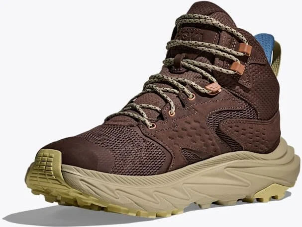 HOKA Men's Anacapa 2 Mid GTX Shoes in Walnut/Oyster Mushroom - Image 3