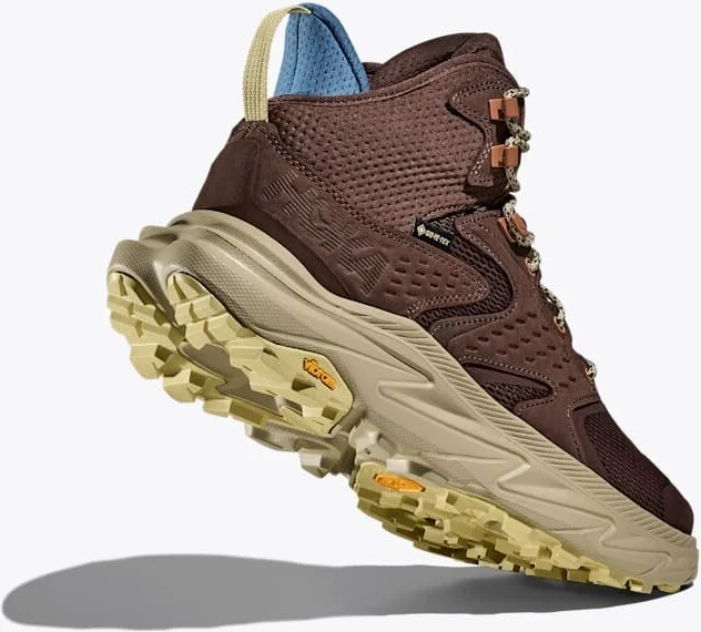 HOKA Men's Anacapa 2 Mid GTX Shoes in Walnut/Oyster Mushroom - Image 4