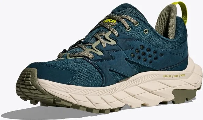 HOKA Men's Anacapa Breeze Low Shoes in Blue Twilight/Oat Milk - Image 3