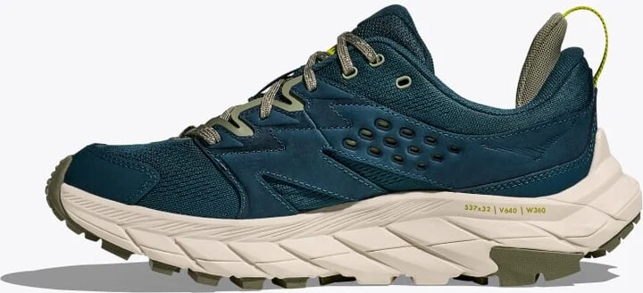 HOKA Men's Anacapa Breeze Low Shoes in Blue Twilight/Oat Milk - Image 8