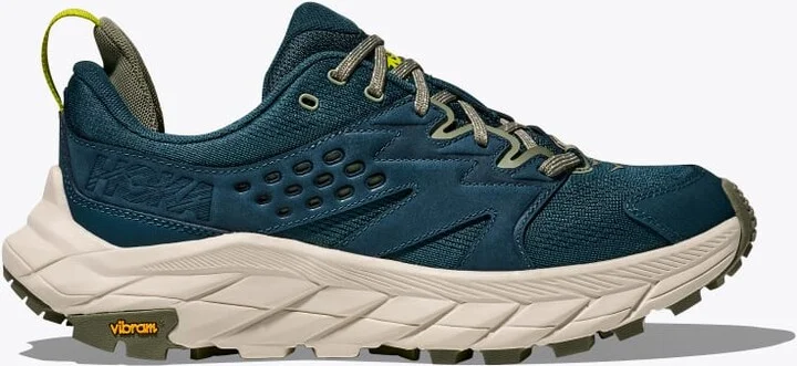HOKA Men's Anacapa Breeze Low Shoes in Blue Twilight/Oat Milk