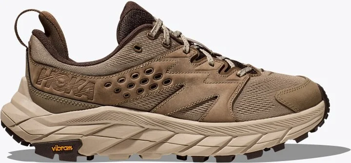 HOKA Men's Anacapa Breeze Low Shoes in Dune/Oxford Tan
