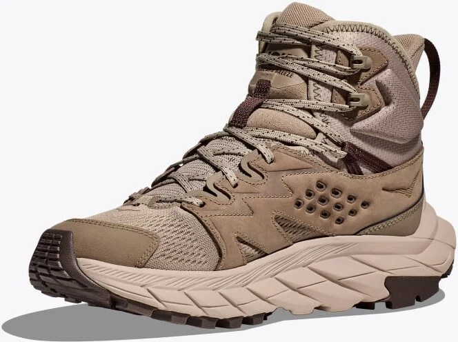 HOKA Men's Anacapa Breeze Mid Shoes in Dune/Oxford Tan - Image 3
