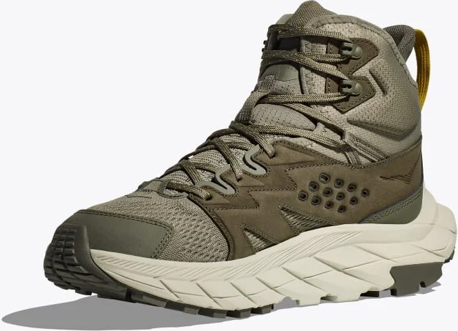 HOKA Men's Anacapa Breeze Mid Shoes in Olive Haze/Celadon Tint - Image 3