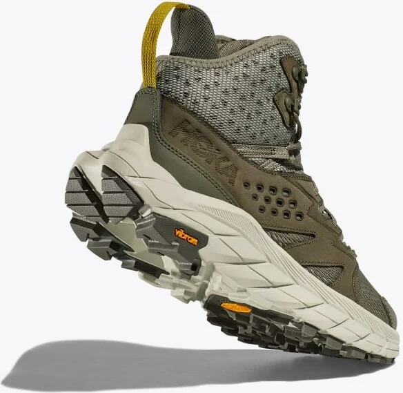 HOKA Men's Anacapa Breeze Mid Shoes in Olive Haze/Celadon Tint - Image 4
