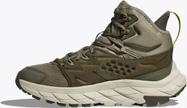 HOKA Men's Anacapa Breeze Mid Shoes in Olive Haze/Celadon Tint - Image 8