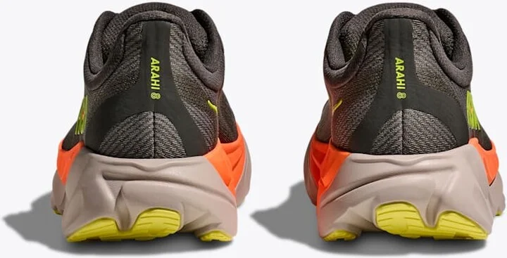 HOKA Men's Arahi 8 Shoes in Asphalt/Gravel - Image 5