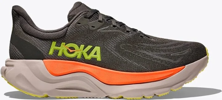 HOKA Men's Arahi 8 Shoes in Asphalt/Gravel