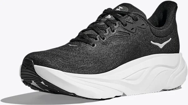 HOKA Men's Arahi 8 Shoes in Black/White - Image 3