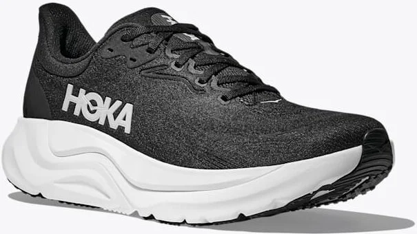 HOKA Men's Arahi 8 Shoes in Black/White - Image 6